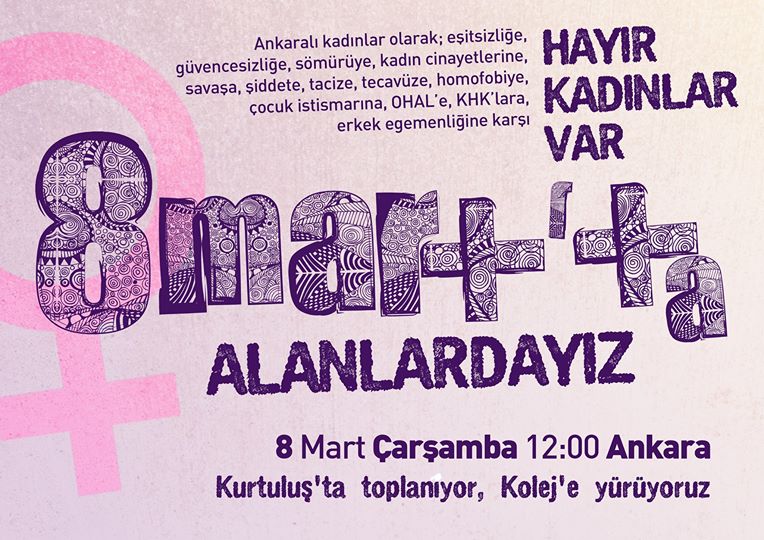 8 Mart eylem rehberi | Kaos GL - LGBTİ+ Haber Portalı Haber